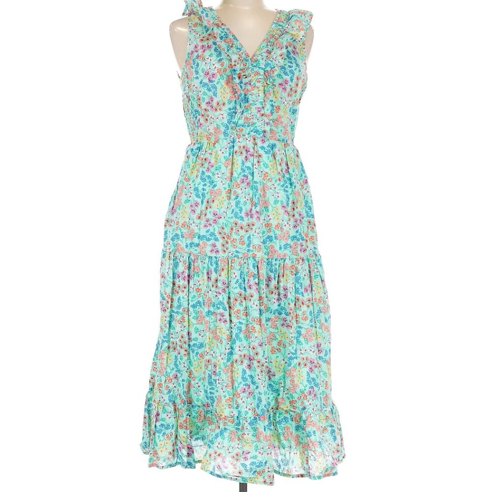 J.Crew Factory Store Size 6 Ruffle Sleeveless dress